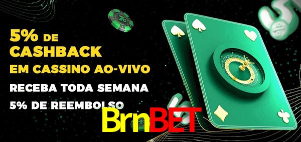 Promoções do cassino ao Vivo Brnbet